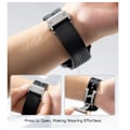 Miniatyrbillede 5 af 5: Premium silikonerem til Samsung Galaxy Watch 7 47mm Ultra Sort