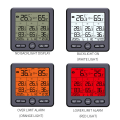 Miniatyrbild 2 av 6: INF Digital termometer / hygrometer med 3 fjärrsensorer Svart