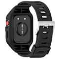 Miniatyrbillede 4 af 5: Urrem med beskyttende etui til Huawei Watch Fit 3 Sort