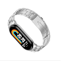 Pikkukuva 4 / 5: Metalliranneke Xiaomi Mi Band 8:lle Hopea