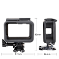 Miniatyrbillede 3 af 5: Beskyttelsesetui til GoPro Hero 9/10 actionkamera Sort