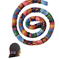 Miniatyrbillede 2 af 3: Dirty Braids Hestehale Wrap, High Hestehale Spiral Lock Dreadlocks Hårstykke MultiColor