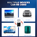 Pikkukuva 4 / 4: USB 3.0 (uros) - USB-C (naaras) sovitin Musta