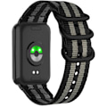 Miniatyrbillede 1 af 4: Xiaomi Mi Band 8 Pro Nylon urrem Sort+grå