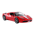 Pikkukuva 3 / 5: RASTAR R/C 1:14 Ferrari 458 Speciale A Cabriolet Version tuomioauto (punainen)