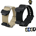 Pikkukuva 3 / 3: Casio G-SHOCK Canvas Nylon kellohihna GD/GAGLS-100/120/DW5600 Vihreä + musta