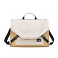 Miniatyrbillede 1 af 2: Crossbody bærbar taske Hvid+gul XL