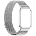 Miniatyrbild 4 av 7: Klockarmband för Xiaomi Mi Band 8 Pro - Metallram med Milanese Loop Silver