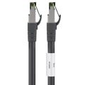 Miniatyrbild 4 av 6: RJ45 (CAT 6A, 500 MHz) patchkabel med CAT 8.1 S/FTP rå kabel, svart