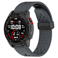 Miniatyrbillede 1 af 4: Garmin foldbar urrem 26MM Platinum grå