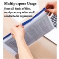 Miniatyrbillede 3 af 5: INF Zip-poser til A4-dokumenter 12-pak Hvid