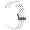 Miniatyrbillede 2 af 4: Udskiftningsrem til Huawei Band 10/9/8 - åndbart design med huller Hvid