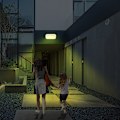 Miniatyrbillede 9 af 11: Solar Væglampe Dual Color Varmt & Cool Light Lighting
