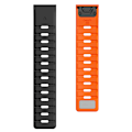 Pikkukuva 3 / 3: Magneettinen Garmin N54 Norman kellon ranneke Musta + oranssi 26 mm