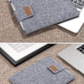 Miniatyrbillede 2 af 2: Beskyttende filt-etui til iPad og Xiaomi Pad-tablets Grå 10,5 tommer