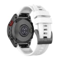 Miniatyrbild 3 av 5: Klockarmband i Silikon till Garmin Fenix 7S 20mm Vit