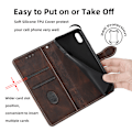 Pikkukuva 3 / 8: Nahkakotelo Redmi Note 14 Pro / Note 14 Pro+:lle (maailmanlaajuinen) - Ruskea