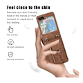 Miniatyrbild 4 av 5: Z Flip 4 Retro Crossbody Card Holder Phone Case