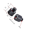 Pikkukuva 2 / 3: Jalustan kierreadapteri M12 - 1/4" uros - 5 kpl M12
