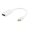 Miniatyrbild 4 av 4: Mini DisplayPort till HDMI adapter, 4K 60Hz, 0,2m, white