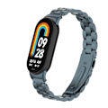 Pikkukuva 4 / 6: Tyylikäs ruostumattomasta teräksestä valmistettu ranneke Xiaomi Mi Band 9:lle Harmaa