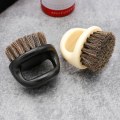 Miniatyrbillede 4 af 5: Skægbørste til mænd, barberbørste Burr Hvid