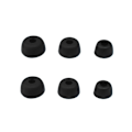 Miniatyrbillede 3 af 6: INF Silikone ørepropper til Jabra Elite 75t/ 65t/ Active/Sport Evolve, S/M/L Sort