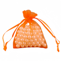 Miniatyrbillede 3 af 6: Organza-tasker med 100 smykker Orange