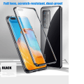 Miniatyrbillede 5 af 5: Dobbeltsidet mobilcover med hærdet glas - Huawei P40 - Sort