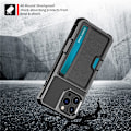 Miniatyrbillede 5 af 6: Elegant Sort iPhone 14 Cover med Kortholder iPhone 14