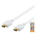 Miniatyrbild 1 av 3: High-Speed Premium HDMI cable, 1m, Ethernet, 4K UHD, white