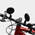 Miniatyrbild 2 av 8: INF Justerbara Backspeglar till Cyklar - 2 pack Svart