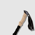 Miniatyrbillede 4 af 6: Ultralet foldbar vandrestav - 5 sektioner 33-125 cm Sort