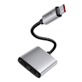 Miniatyrbild 3 av 4: 2-i-1 ljudadapter Mcdodo CA-5570 2-i-1 USB-C till 2x USB-C