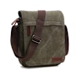 Miniatyrbild 2 av 6: INF Sportig crossbody väska i canvas och läder Svart