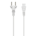 Miniatyrbild 2 av 3: Earthed device cable, straight CEE 7/7 > IEC 60320 C5, 2m