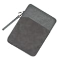 Miniatyrbillede 2 af 3: Beskyttende tablet-etui med lynlås Mørkegrå S
