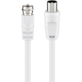 Miniatyrbild 1 av 4: SAT-/antenn-adapterkabel (<70 dB), dubbelskärmad