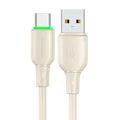 Pikkukuva 3 / 4: USB–USB-C-kaapeli Mcdodo CA-4750 LED-valolla 1,2 m (beige)