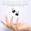 Miniatyrbild 3 av 6: INF 2-pack USB-C till USB-adapter för dataöverföring och laddning Svart