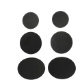 Miniatyrbillede 1 af 5: INF Plaster til skoreparation 6 stk Sort