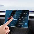 Miniatyrbillede 3 af 3: Skærmbeskytter i hærdet glas til Tesla Model 3/Y Øjenbeskyttende blå lys version