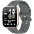 Miniatyrbild 2 av 4: Klockarmband i Silikon för Amazfit Bip6 (A2435) Mörkgrå
