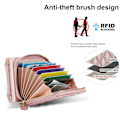 Miniatyrbillede 2 af 9: Læder Wallet Case med RFID-blokering til Samsung Galaxy Z Flip 6