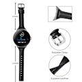 Miniatyrbillede 2 af 4: Rem i ægte læder til Google Pixel Watch 3 45 mm Sort
