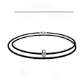 Miniatyrbild 1 av 5: Bilfönsterbrytare Armband i Volframkarbid - Säkerhetsverktyg för Nödflykt Silver