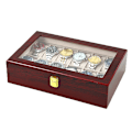 Miniatyrbild 1 av 6: Lyxig röd klockbox - 5 fack