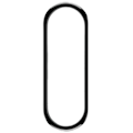 Pikkukuva 1 / 3: Karkaistu lasi näytönsuoja Xiaomi Mi Band 8/NFC:lle