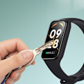 Miniatyrbild 2 av 4: 3D-böjt mjukt skärmskydd för Redmi Smart Band 2 - Svart (2-pack)