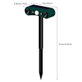 Miniatyrbild 7 av 11: Solar Outdoor Motion Sensor Alarm - Ultrasonic Solar Infrared Induction Alarm